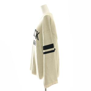 JOURNAL STANDARD 25SS MAVERICK ロゴニット セーター クルーネック F アイボリー /AT OS SH