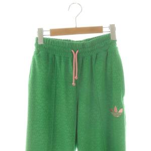 adidas Originals Adicolor Heritage Now ベロアパンツ ストレート イージー M グリーン IB2049