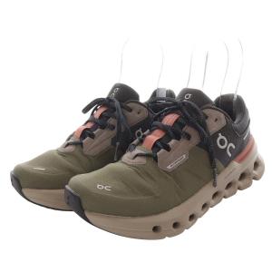 ON Cloudrunner 2 Waterproof スニーカー ローカット US5.5 カーキ ブラック