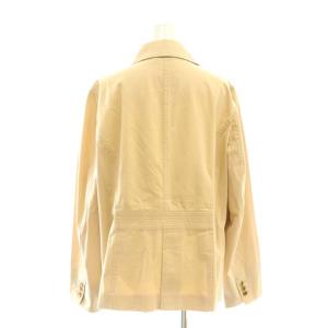 BURBERRY LONDON コットンジャケット スカート セットアップ 上下 テーラード 46 ベージュ /AT OS SH