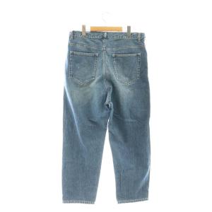 nest Robe コットンリネンデニムユーズド加工パンツ テーパード F ブルー /HK OS