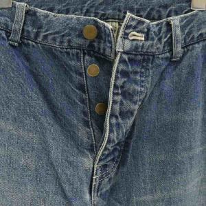 nest Robe コットンリネンデニムユーズド加工パンツ テーパード F ブルー /HK OS