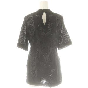 Mame Kurogouchi Curtain Lace Jacquard Jersey Top トップス ニット 総レース カットソー
