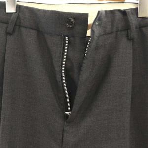 holiday WOOL DRAWSTRINGS SLACKS パンツ テーパード 1 グレー /HK OS