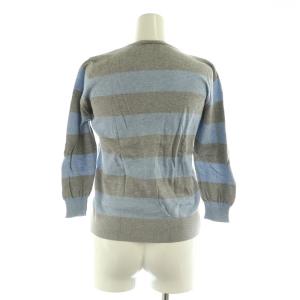 RED VALENTINO REDVALENTINO ボーダー アンサンブル ニット カーディガン タンクトップ イタリア製 USA S ブルー グレー /MY