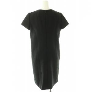 PAULE KA 半袖 ワンピース 膝丈 38 ブラック /ES OS