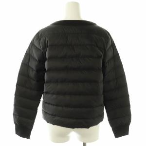 LAUTREAMONT Vネックダウンジャケット アウター ジップアップ 40 ブラック /DF OS