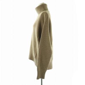 Framework タートルネックニット セーター 長袖 ウール カシミヤ ベージュ /NR OS