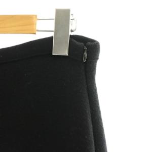 Drawer ウールカシミヤ ニットフレアミモレスカート ロング 黒 ブラック /AT OS