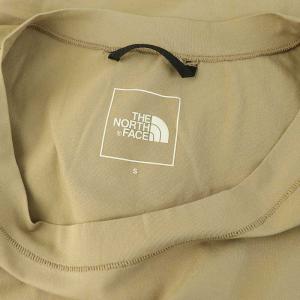 THE NORTH FACE L/S Sunshade Stretch Tee Tシャツ カットソー ロンT 長袖 S ベージュ NTW12237