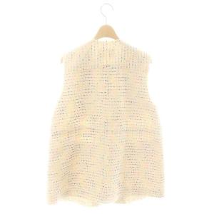 BALLSEY 24AW カラフルフラッグツイード 4ポケットジレ 36 アイボリー