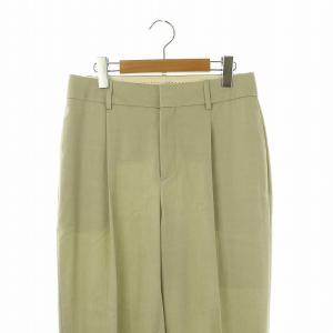 ADORE ブライトツイルパンツ ワイド 38 ベージュ /MI OS