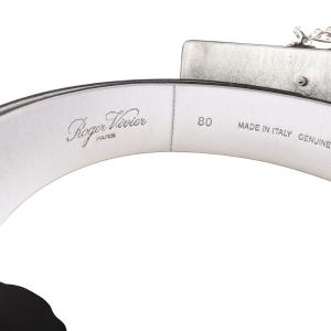 ROGER VIVIER BOUQUET STRASS BELT ベルト 80 ブラック