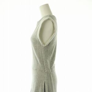 BORDERS at BALCONY SWEAT MAXI DRESS ワンピース ロング スウェット 36 グレー /DO OS