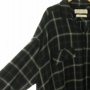 REMI RELIEF アパルトモン別注 23AW CHECK SHIRT DRESS F ブラック