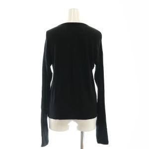 L'Appartement 23AW Cashmere Silk ニット カットソー 黒 /MI OS