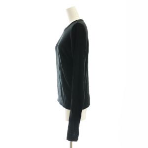 L'Appartement 23AW Cashmere Silk ニット カットソー 黒 /MI OS
