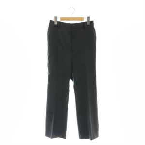 24AW ウールシルクルーズィーパンツ ストレート 36 グレー /HK OS