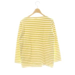 ORCIVAL バスクシャツ ボーダー 長袖 カットソー Tシャツ 2 イエローグリーン アイボリー /ES OS
