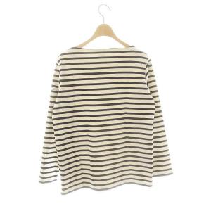 ORCIVAL バスクシャツ ボーダー 長袖 カットソー Tシャツ 2 ネイビー アイボリー /ES OS