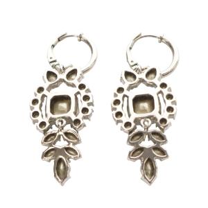 GUCCI INTERLOCKING G CRYSTAL EARRING ピアス