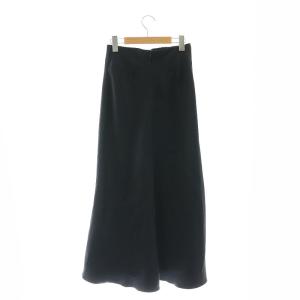 IENA 24AW サテンバイヤスマーメイドスカート フレア マキシ ロング 36 黒 ブラック 24060900104030