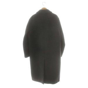 ATON AIR DOUBLE MELTON LODEN COAT 00 ネイビー