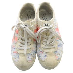 Onitsuka Tiger メキシコ 66 クリーム サンコーラル スニーカー 11 切替 23.5cm クリーム色 /SR9