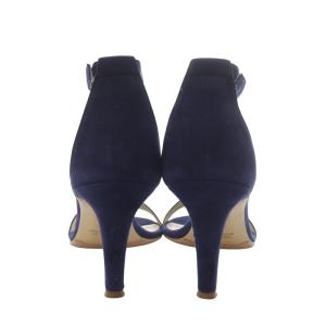 Nebuloni サンダル ハイヒール ストラップ スエード 36 ネイビー /YO11 SH