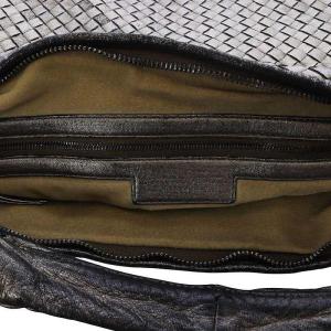 BOTTEGA VENETA ワンショルダーバッグ イントレチャート グレー 115654