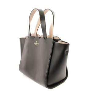 kate spade new york スカラップ ハンドバッグ ショルダーバッグ レザー 黒 wkru5745 /MM OF