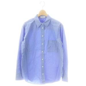 23AW Newstandard Shirt シャツ チュニック 青 /MI OS