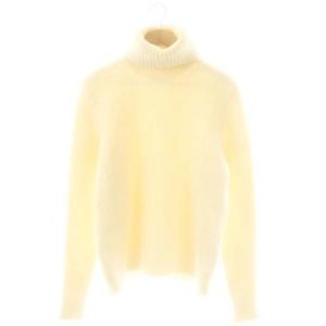 481835 OVERSIZE MOHAIR ROLL NECK ニット M アイボリー