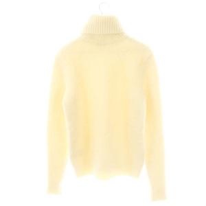 SAINT LAURENT PARIS 481835 OVERSIZE MOHAIR ROLL NECK ニット M アイボリー
