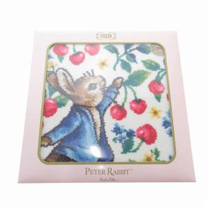 ピーターラビット スウィングチェリー ハンカチ ハンドタオル うさぎ柄 総柄 マルチカラー /FF