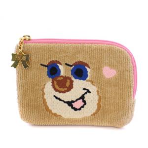 LOVERARY DO UP TEDDY GIRL ドアップテディガールL字ポーチ 小物入れ コンパクト