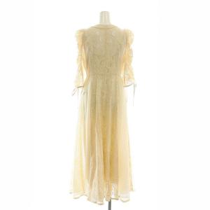 SNIDEL 23SS パネルレースワンピース ロング 0 アイボリー /ES OS