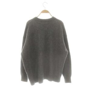 Plage 24AW Light Fur Big プルオーバー ニット セーター 長袖 グレー /DF OS SH