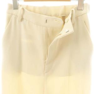Plage 23AW washable straight パンツ4 スラックス ストレート ジッパーフライ 36 エクリュ