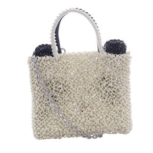 ANTEPRIMA アニマーレ パンダ スクエア スモールショルダーバッグ 2way ホワイト