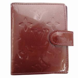 モノグラム ヴェルニ カードケース エナメル 茶 ブラウン E56724F /JS