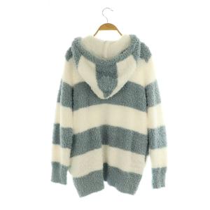 gelato pique ジェラート2ボーダーパーカー ジップアップ ルームウェア ONE ミント /MY OS