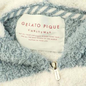 gelato pique ジェラート2ボーダーパーカー ジップアップ ルームウェア ONE ミント /MY OS