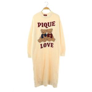 23AW HOLIDAY ベアジャガードワンピース ルームウェア F アイボリー /ES OS