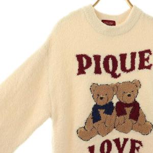 gelato pique 23AW HOLIDAY ベアジャガードワンピース ルームウェア F アイボリー /ES OS