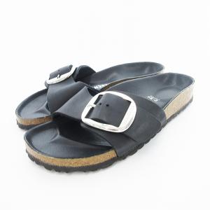MADRID BIG BUCKLE サンダル レザー 37 黒 ブラック /UO