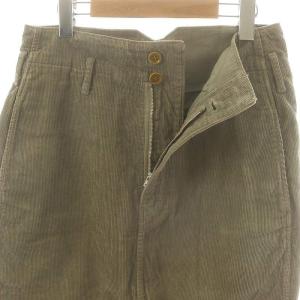 45rpm 12ウェルコーデュロイの山スカート 台形 カーキ /MI OS