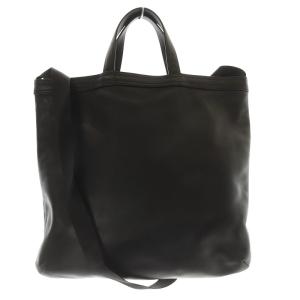 agnes b. カーディガンプレッション 2WAYバッグ ハンドバッグ ショルダーバッグ 黒 ブラック /SR22