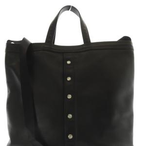 agnes b. カーディガンプレッション 2WAYバッグ ハンドバッグ ショルダーバッグ 黒 ブラック /SR22