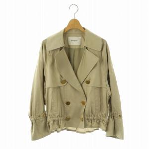 ドルマントレンチジャケット ダブル 36 ベージュ /DO OS